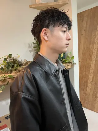 ショート メンズ 野口 凌のヘアスタイル