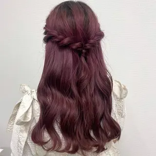 カラー ヘアアレンジ 💖ダブルカラー/ ヘアセット/晴香💖のヘアスタイル