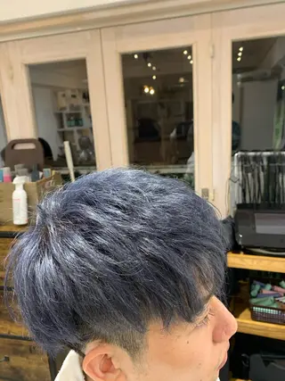 ショート カラー ヘアアレンジ メンズ ネイル Sia中野新橋 『JUNYA』のヘアスタイル