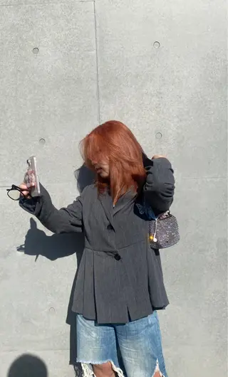 セミロング 🎀盛れる韓国ヘア Yuto🎀のヘアスタイル