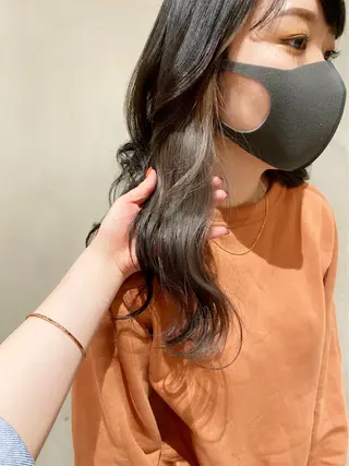 カラー 髪質改善韓国レイヤー SHIORI🦋のヘアスタイル