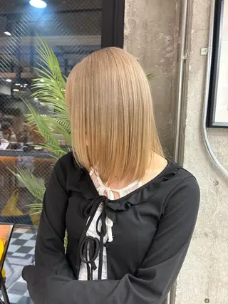 ロング カラー KAEDE🌺Wカ ラー/ホワイトカラーのヘアスタイル