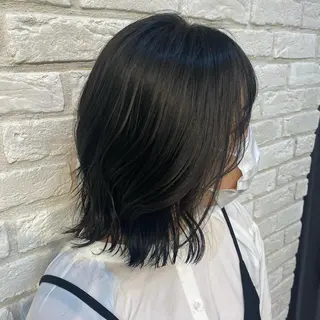 ミディアム ココロ☀️ CLUTCH天王寺店のヘアスタイル