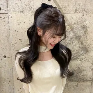 ロング カラー souco/ moenoのヘアスタイル