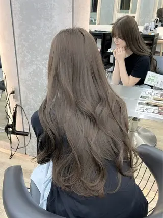 ロング カラー ヘアアレンジ 巻きラク♡レイヤー 🦢こころのヘアスタイル