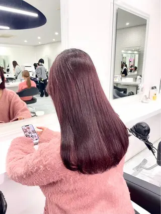 ロング カラー 履歴修正屋さん／ ブロンド／ホワイトのヘアスタイル