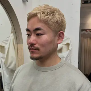 ショート カラー メンズ 東京 千駄ヶ谷🫧 hiyori🫧のヘアスタイル