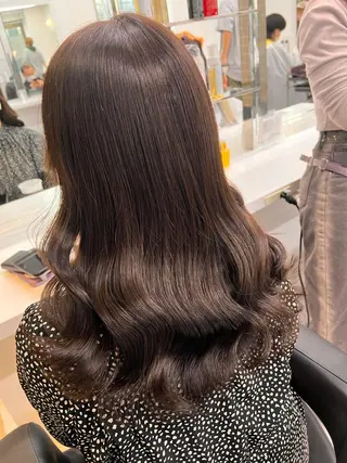 セミロング 💖札幌カラー 指名No.1💖玲奈のヘアスタイル