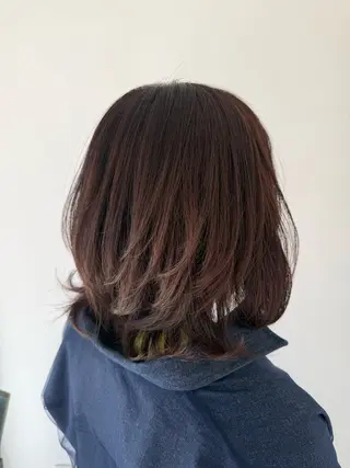 ミディアム CREAPY 高嶋　拓也のヘアスタイル