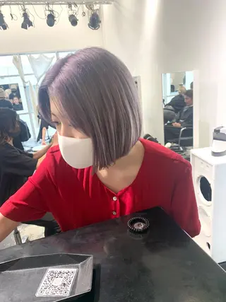 ショート カラー ヘアアレンジ HARU//原宿🤍 リピート率NO.1のヘアスタイル