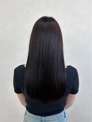 ロング カラー 倉澤 愛理のヘアスタイル