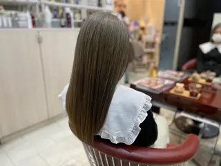 ミディアム カラー パーマ ヘアアレンジ メンズ キッズ マツエク・マツパ sara 荒井店のヘアスタイル
