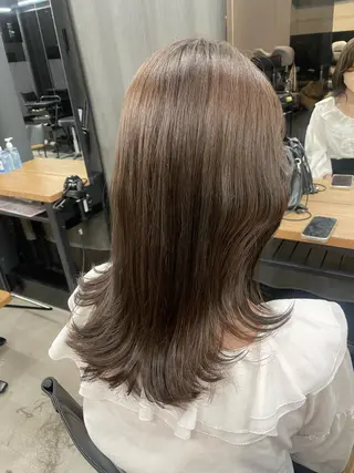 ミディアム 伊藤 莉奈　韓国ヘアのヘアスタイル