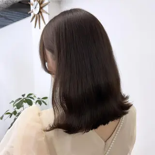 ミディアム カラー ヘアアレンジ HIROKO / 透明感暖色カラー🎀のヘアスタイル