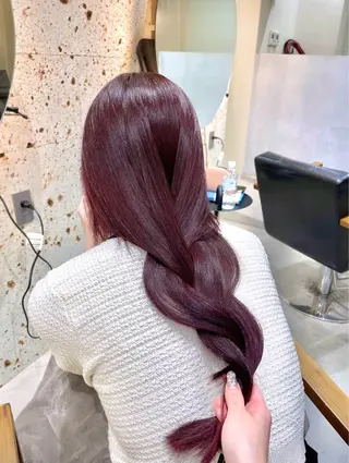 ロング カラー tim hinaのヘアスタイル