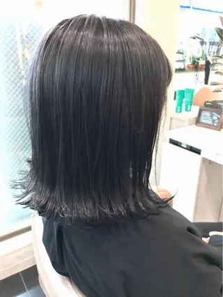 ミディアム カラー 山崎俊輔/髪質改善 /バレイヤージュのヘアスタイル