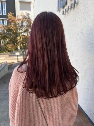 ロング カラー 艶髪／レイヤーカット 塚越　紗菜のヘアスタイル