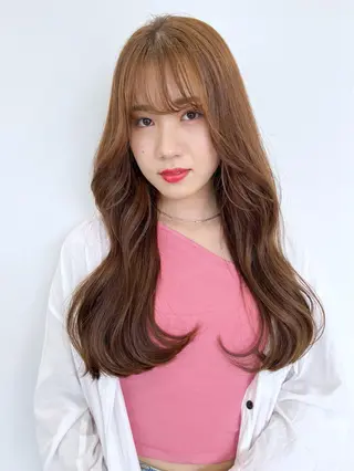 ロング カラー 韓国ヘア×髪質改善 /yoshikaのヘアスタイル