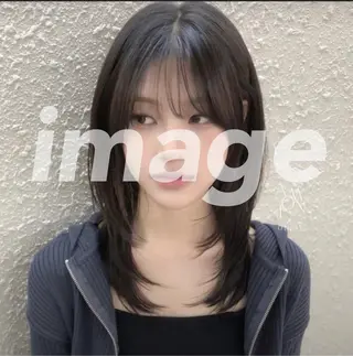 セミロング 代々木上原エリア🎀 モテ髪大人可愛いヘアのヘアスタイル