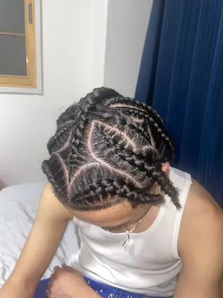 ロング ヘアアレンジ メンズ 栫 雄大のヘアスタイル