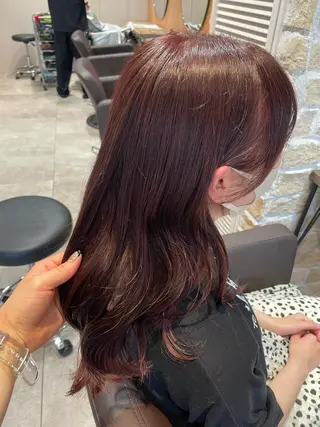 セミロング カラー 💐パーソナルカラー /市橋加菜💐のヘアスタイル