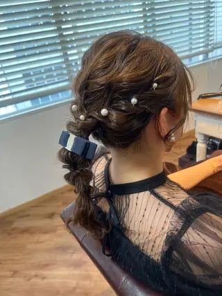 ロング ヘアアレンジ Topstylist YUKIのヘアスタイル