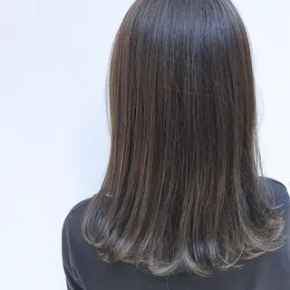 セミロング カラー 髪質改善/艶髪 やまなかのヘアスタイル