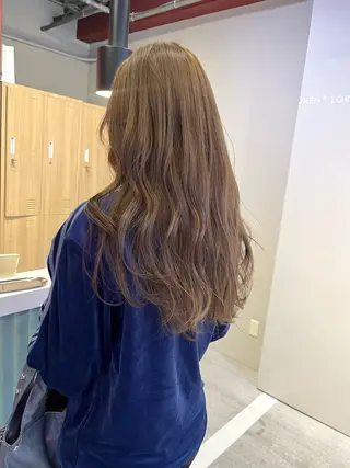 カラー レイヤーカット🍏 オリーブ/ののかのヘアスタイル