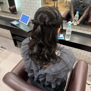 セミロング ヘアアレンジ 🎀ヘアアレンジ 🎀ななみのヘアスタイル