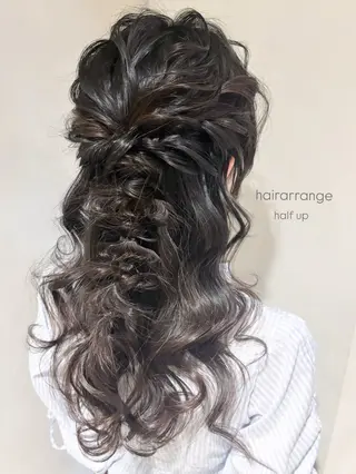 ロング ヘアアレンジ そ にのヘアスタイル