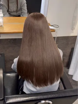カラー 🩵福岡ブリーチなし レイヤー/紫音🩵のヘアスタイル