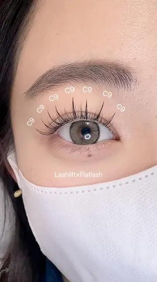 マツエク・マツパ mignon eye YUKINOのマツエク・マツパデザイン