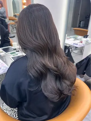 ロング 艶カラー/艶髪矯正/ レイヤー/ひなき🎀のヘアスタイル