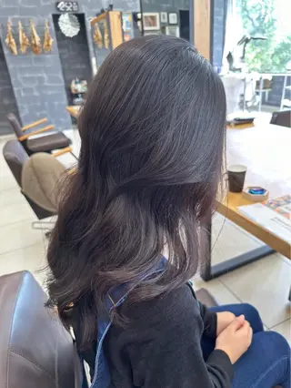 ロング カラー 🩵さき🤍 可愛いを叶える美容師のヘアスタイル