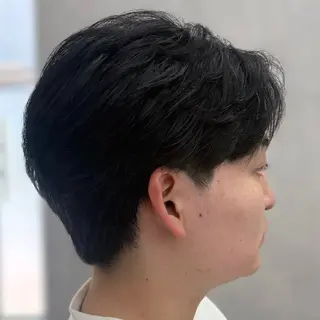メンズ フェザーパーマ🦋 毛流れ🖤ayaneのヘアスタイル