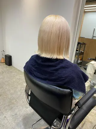 カラー サイレント美容師 アイリィのヘアスタイル