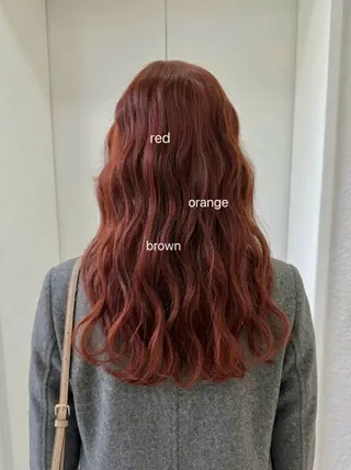 ロング カラー 髪質改善”透け感" カラー/Hono🪞のヘアスタイル