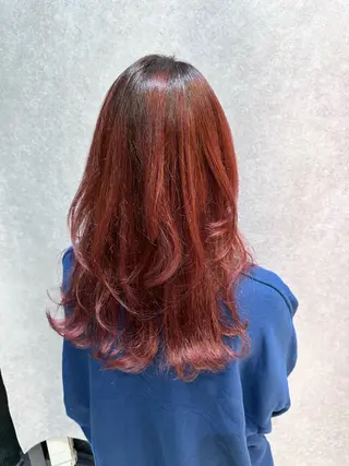 ロング カラー 【𝐀𝐬𝐡大森】 石崎竜祐のヘアスタイル