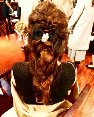 ロング ヘアアレンジ 坂元 智信のヘアスタイル