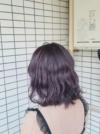 カラー ミディアム 🌿赤み消し/ 艶カラー落合　優🌿のヘアスタイル