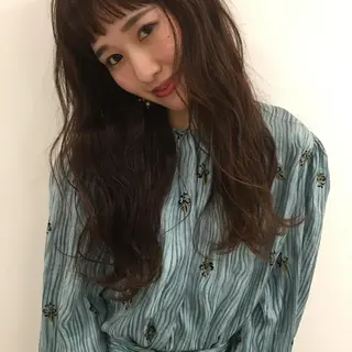 ロング カラー 透明感/レイヤー🎀 春カラー/エリコ🌈のヘアスタイル