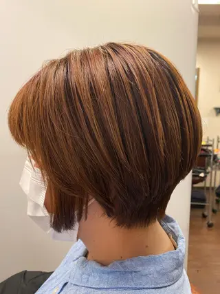 ショート カラー liL  hair サトウリョウタのヘアスタイル