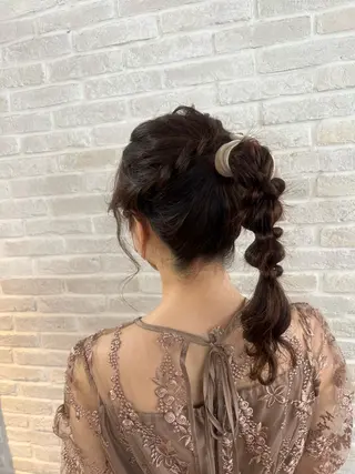 ロング ヘアアレンジ Topstylist YUKIのヘアスタイル