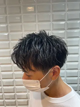 ショート Lupinus中田 パーマモデル募集中のヘアスタイル