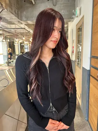 ロング カラー 海外レイヤー /NAGISAのヘアスタイル