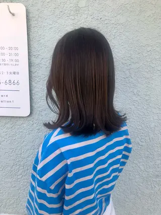 ミディアム Saloクルミ/ パーマモデル☁️のヘアスタイル