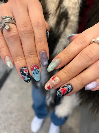 ネイル She nail studio 原宿所属・パラジェル有/ スカルプ/mahoのネイルデザイン