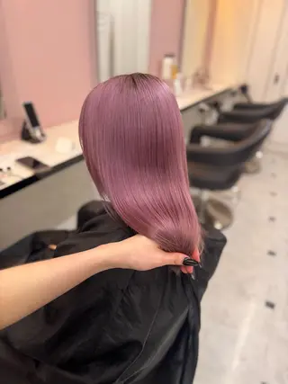 ミディアム ♥️韓国風透明感 暖色misa♥️のヘアスタイル