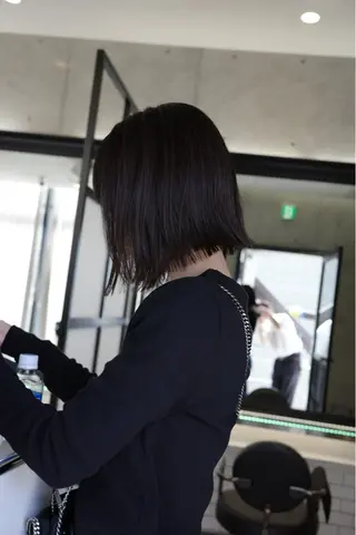 ミディアム くせっ毛カット タツヤのヘアスタイル
