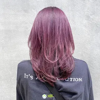 セミロング カラー ヘアアレンジ 【ダメージレス施術】 【透明感】北村 拓也のヘアスタイル